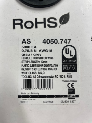 1316382-4 Kabelskopress Rittal crimpautomat R8E