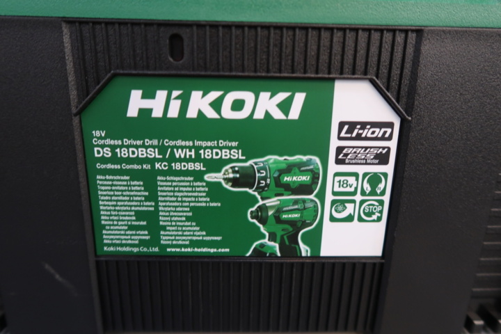 1327100-8 Tool kit HiKOKI KC18DBSL with 18V 2 x 5.0 Ah batteries & charger