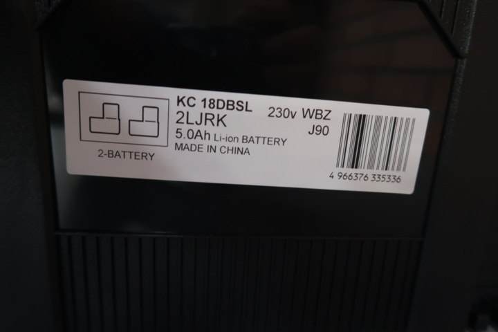 1327100-9 Tool kit HiKOKI KC18DBSL with 18V 2 x 5.0 Ah batteries & charger