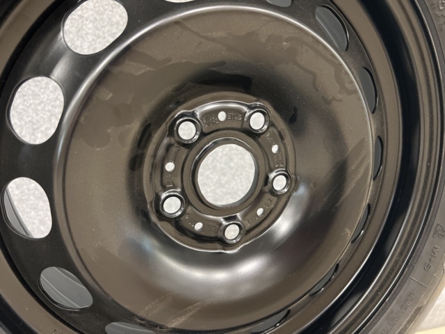 1327589-4 Tires on steel rims, Goodyear 205/55 R16