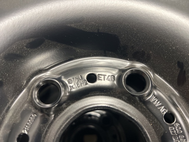 1327589-7 Tires on steel rims, Goodyear 205/55 R16