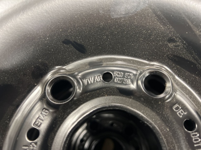 1327589-8 Tires on steel rims, Goodyear 205/55 R16