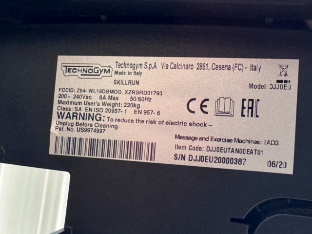 1308978-7 Treadmill Technogym Skillrun DJJOEIJ