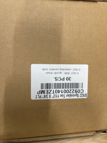 1327631-7 Lot of parts for sprinkler systems, Victaulic