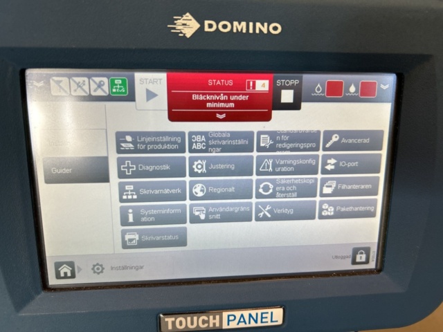 1268062-11 Bläckstråleskrivare Domino AX150i