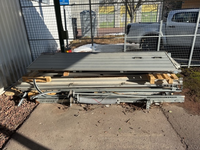 1320951-1 Garage doors Hörman 2 pcs with windows