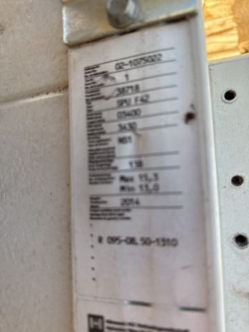 1320951-5 Garage doors Hörman 2 pcs with windows