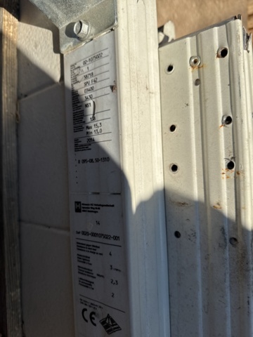 1320951-6 Garage doors Hörman 2 pcs with windows