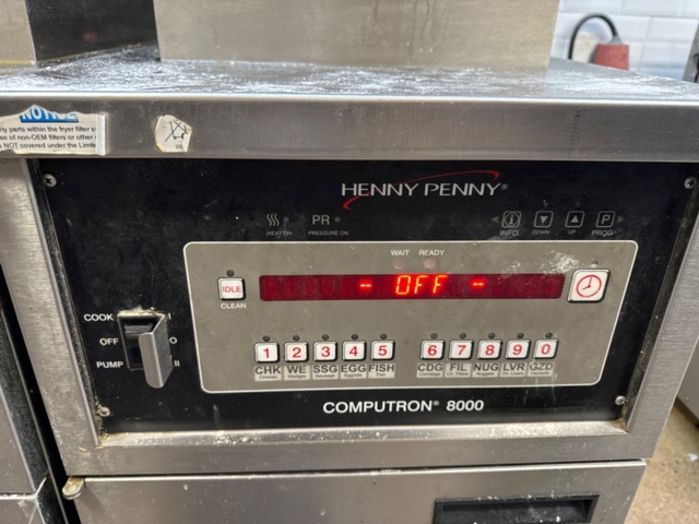 1316441-3 Pressure fryers Henny Penny Computron 8000, 3pcs