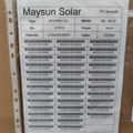 1325105-23 37 st Solpaneler Maysun Solar MS550MB-72H 550W Silver