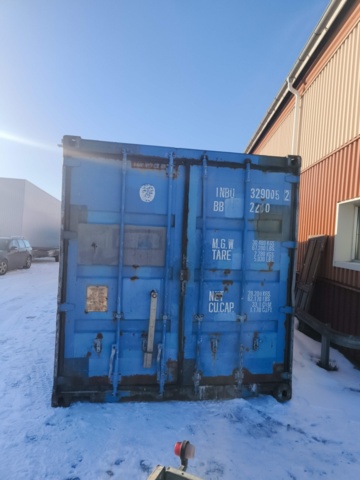 1289372-3 Container 20-Fot med innehåll