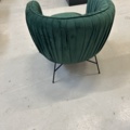 1297136-5 Armchair, green velvet