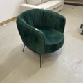 1297136-1 Armchair, green velvet