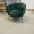 1297136-2 Armchair, green velvet