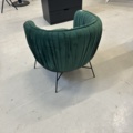 1297136-4 Armchair, green velvet
