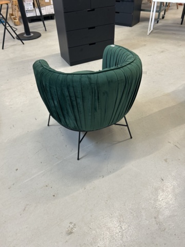 1297136-4 Armchair, green velvet