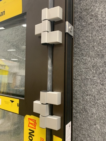 1328620-9 Aluminum door NorDan Sapa 2086, 9x21