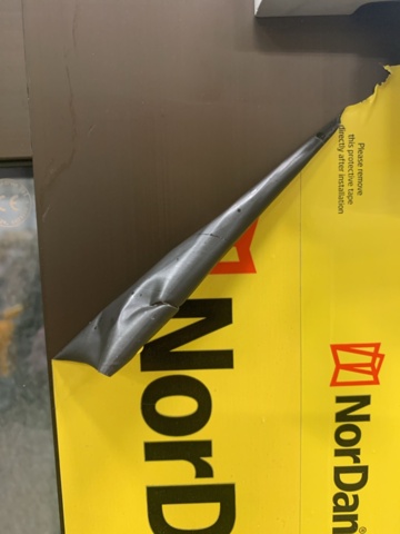 1328620-13 Aluminum door NorDan Sapa 2086, 9x21