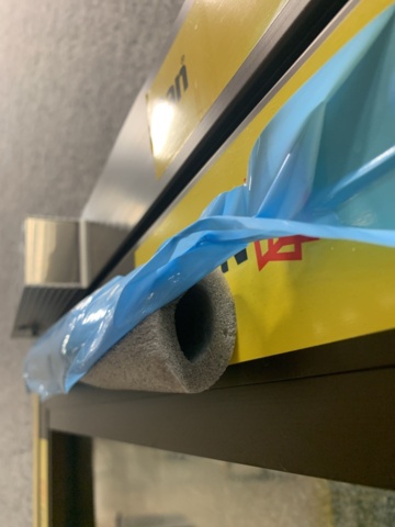 1328620-16 Aluminum door NorDan Sapa 2086, 9x21