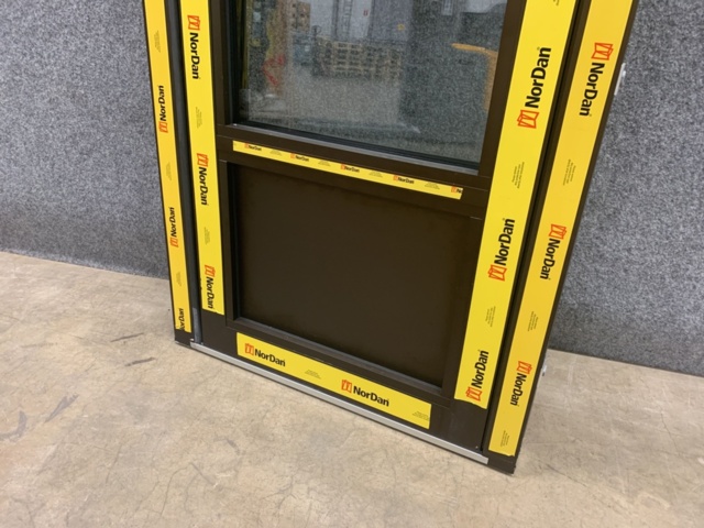 1328620-19 Aluminum door NorDan Sapa 2086, 9x21