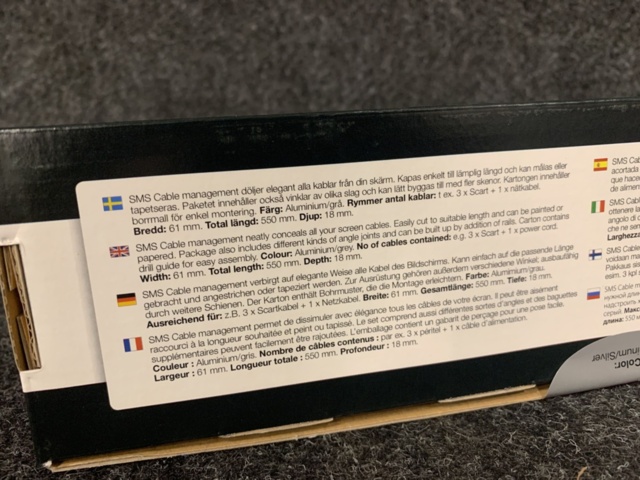 1328648-7 16 st Kabelkanaler aluminium SMS CM010001, 500mm