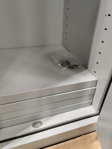 1325130-9 Fire-insulated filing cabinet Nivex 1950x930x520 mm, key lock