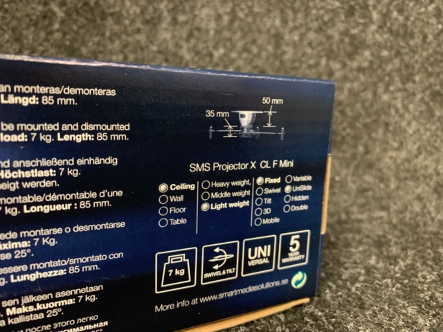 1328671-11 10 st Takstativ SMS Projector X - CL F mini