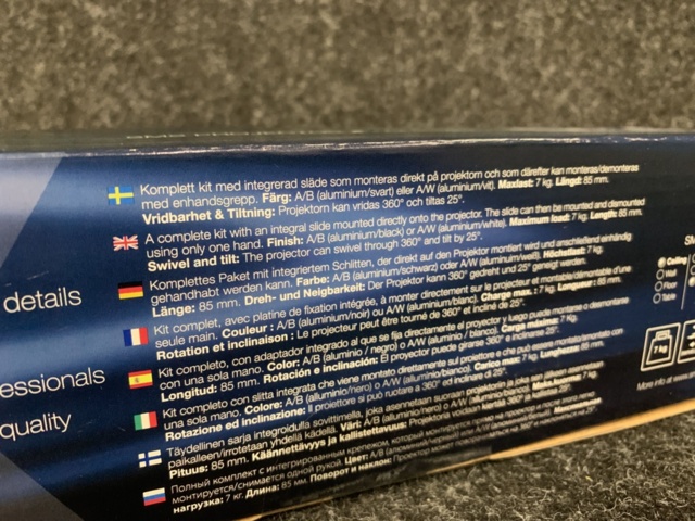 1328672-10 10 st Takstativ SMS Projector X - CL F mini