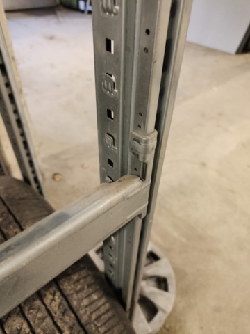 1289425-9 Sju sektioner däckställ