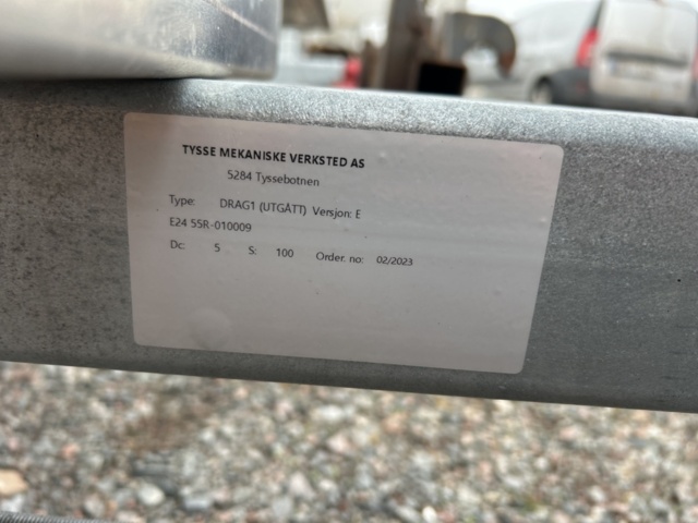 1286482-23 Ställningstrailer med Altrad villapaket 3 - Tysse 1300kg -2023