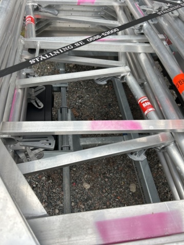 1286482-8 Ställningstrailer med Altrad villapaket 3 - Tysse 1300kg -2023