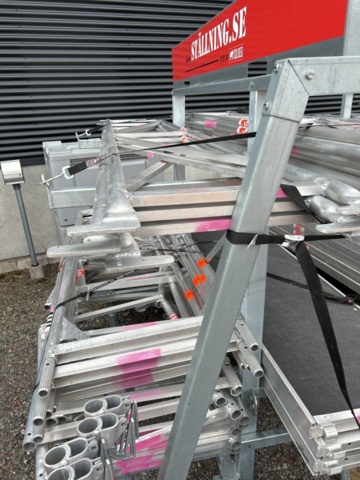 1286482-10 Ställningstrailer med Altrad villapaket 3 - Tysse 1300kg -2023