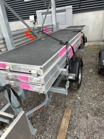 1286482-11 Ställningstrailer med Altrad villapaket 3 - Tysse 1300kg -2023