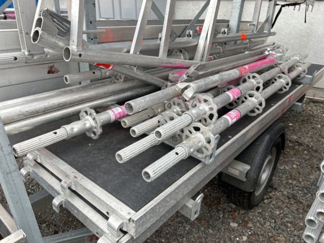 1286483-9 Ställningstrailer med Altrad villapaket 3 - Tysse 1300kg -2023