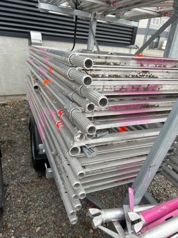 1286484-7 Ställningstrailer med Altrad villapaket 3 - Tysse 1300kg -2023