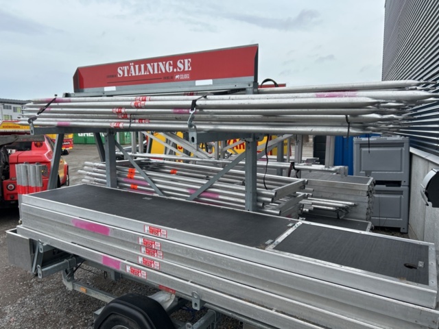 1286484-18 Ställningstrailer med Altrad villapaket 3 - Tysse 1300kg -2023
