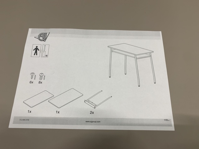 1325154-13 5 pcs Desk Novus