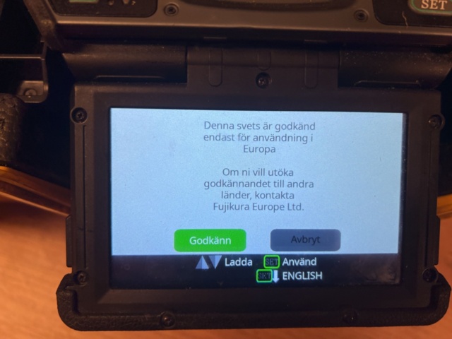 1325429-3 Fibersvets med fiberkap - Fujikura 90S / Fujikura CT50