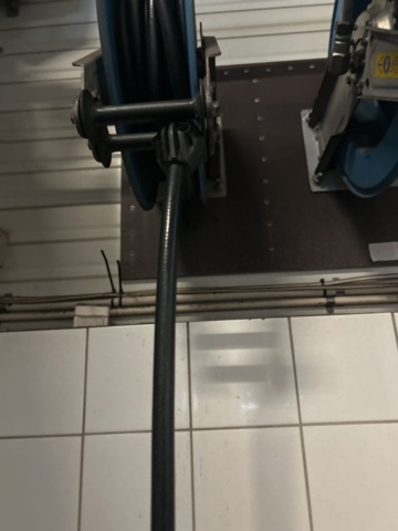 1289981-9 Hose reel for oil and compressed air and oil gauge Piusi