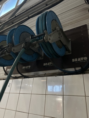 1289980-7 Hose reel - Bravo 3 pieces incl. nozzles