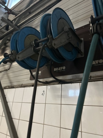 1289980-8 Hose reel - Bravo 3 pieces incl. nozzles