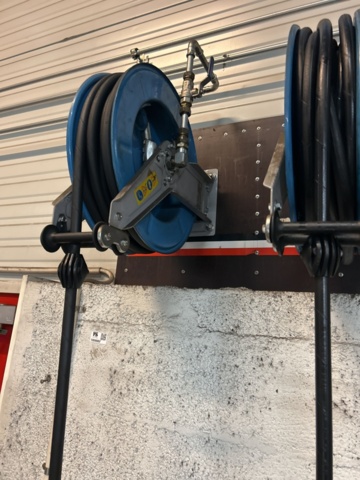 1289982-8 Hose reel and oil gauge 3 pieces Piusi