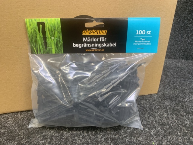 1328437-2 Ca 2000 st Märlor för begränsningskabel, Gårdsman