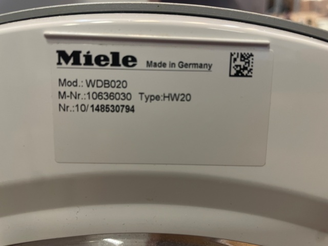 1323188-5 Washing column, Miele (2018)