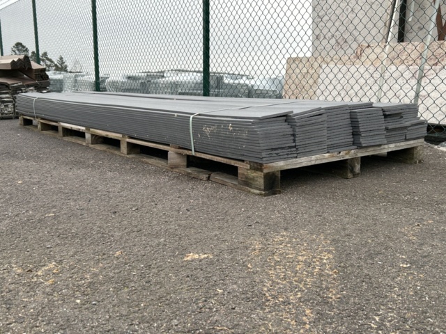 1317152-1 Composite decking cover strip Grey -324 meters