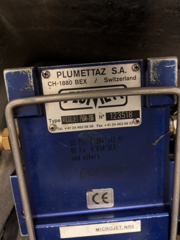 1325475-9 Fiberblås med tillbehör - Plumett MicroJet PRM 196