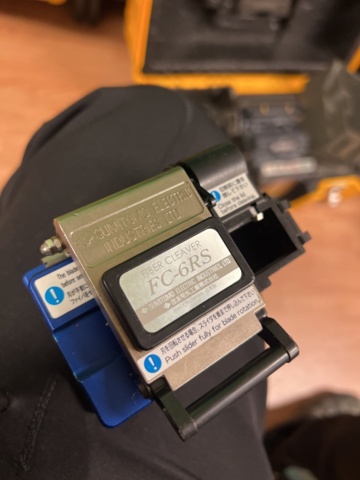 1325476-3 Fibersvets med fiberkap - Fujikura 70R / Sumitomo FC-6RS