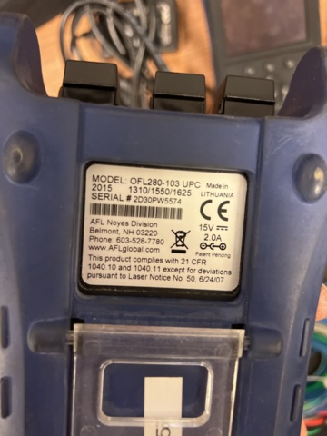 1325499-8 Fibermätarutrustning – AFL, EXFO, NorthLab m.fl.