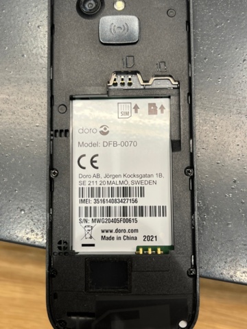 1330154-6 Cash register, receipt printer and DORO telephone