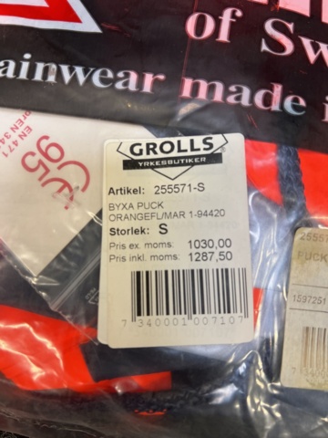 1330282-4 Rain pants Garda of Sweden, size S